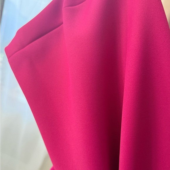 Amsale Strapless Fuchsia Dress - Picture 8 of 9